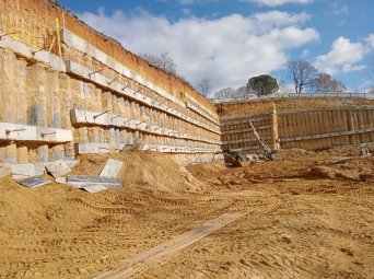 Kalyon Konut Projesi Ankrajlı İksa ve Temelaltı Fore Kazık Kemerburgaz