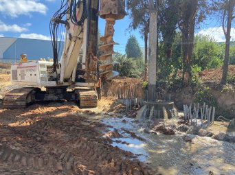 TİM 216 K.Sanayi Merkezi Kalıcı İksa Duvarı Projesi