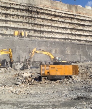 Püskürtme Beton (Shotcrete) Zemin Çivili İksa ürünümüz - Strong Zemin